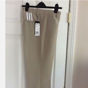 NWOT adidas Men’s Ultimate 3 Stripe pant BC5682 Khaki/White 32x32
